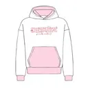 Delta Gamma Gingham Lettering Parent's Weekend Hoodie 2