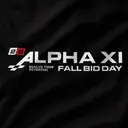 Alpha Xi Bold Typography Fall Bid Tank