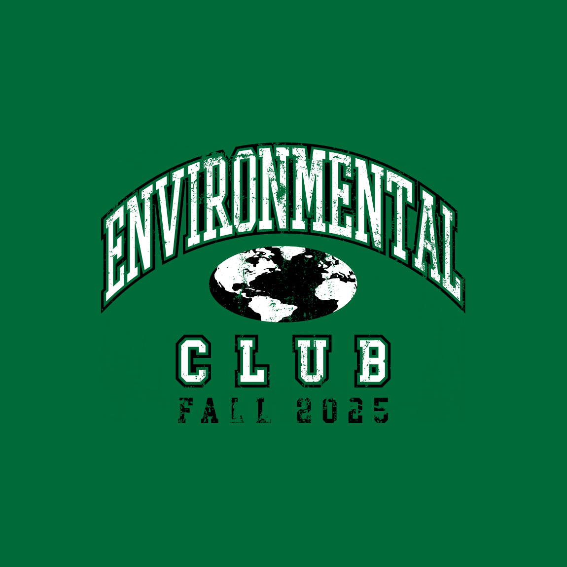 Environmental Club Earth Graphic PR Shirt | Fresh Prints