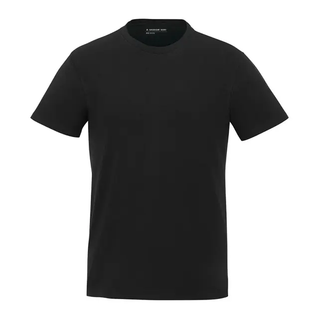 American Giant Classic Cotton Crew tm17925 Black Front