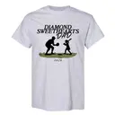 Diamond Sweeethearts Father Daughter Baseball Silhouette Parents Weekend Shirt 2