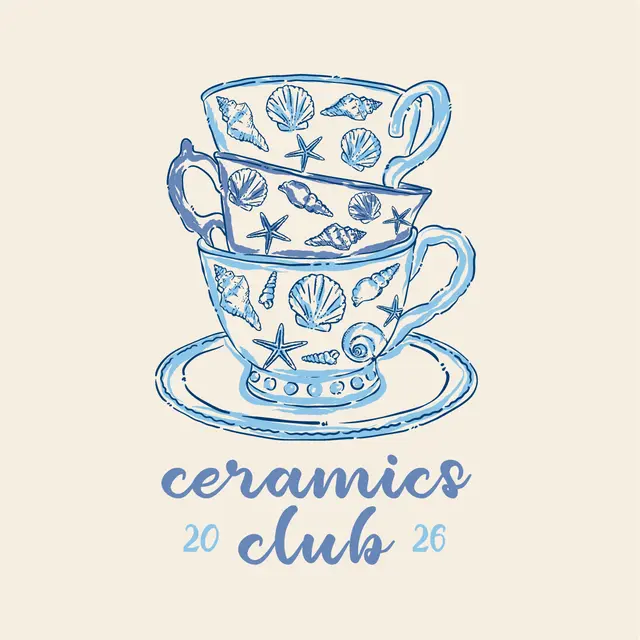 Ceramics Club Shell Graphic PR Hoodie