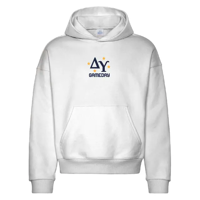 Delta Upsilon Starry Letters Game Day Hoodie 2