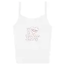 Sigma Delta Tau Floral Heart Pattern Rush & Bid Tank 2