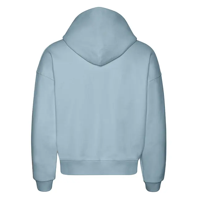 Fresh Prints Boston Hoodie Slate Blue Back