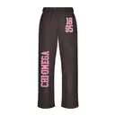 Chi Omega Pink Varsity Year Number Leopard Pattern PR Sweatpants 2