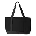 Customizable Liberty Bags P&O Cruiser Tote - 7002 7002 Black Black Front