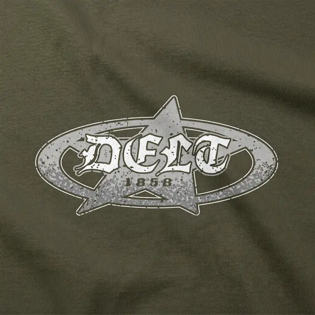 Delta Tau Delta Star Outline Vintage Graphic Hoodie