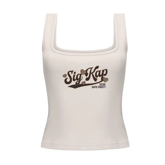 Sigma Kappa Leopard Hearts Date Party Tank 2