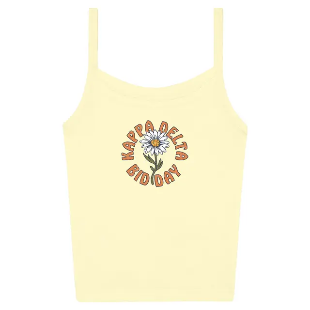 Kappa Delta Daisy Graphic Bid Day Tank 2