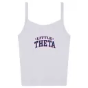 Kappa Alpha Theta Bold Arch Text Big Little Reveal Tank 2
