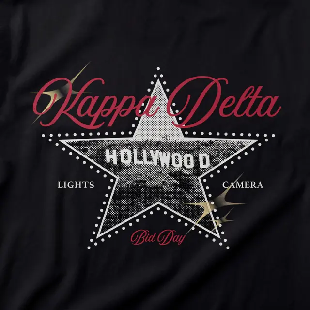 Kappa Delta Star Illustration Rush Bid Shirt