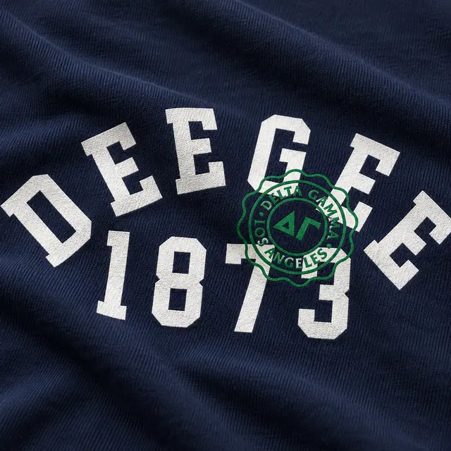 Delta Gamma Arched Block Lettering PR Sweater