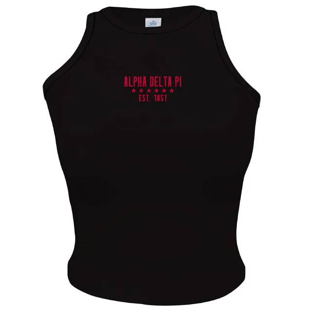 Alpha Delta Pi Bold Red Stars PR Tank 2