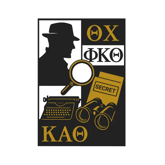 Theta Chi Detective Graphic PR Shirt