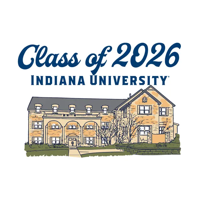 Alpha Phi Class of 2026 Illustration Graduation Hoodie