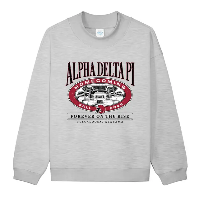 Alpha Delta Pi Vintage Stadium Homecoming Sweater 2