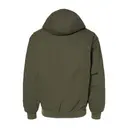 Men's Laramie Canvas Hooded Jacket Olive Back