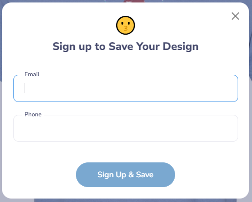 Create a Fresh Prints Hq Account to Save a Design