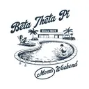 Beta Theta Pi Poolside Scene Parent's Weekend Hoodie