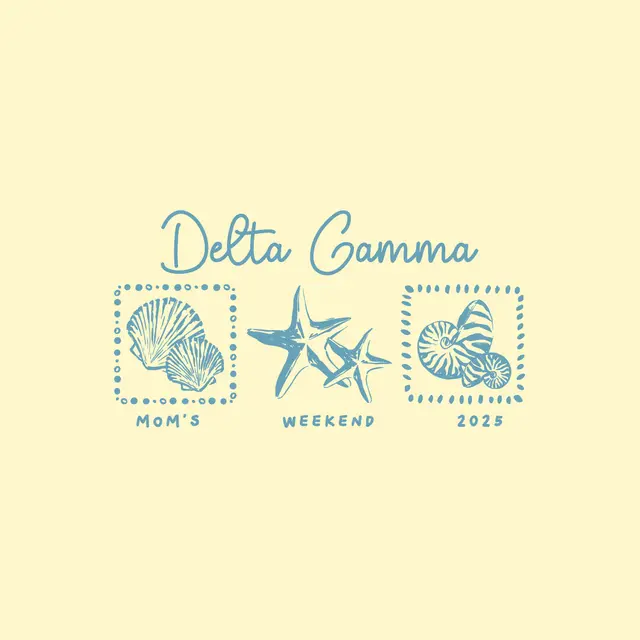Delta Gamma Shell and Starfish Parent's Weekend Tank