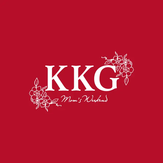 Kappa Kappa Gamma Floral Text Mom's Weekend Shirt