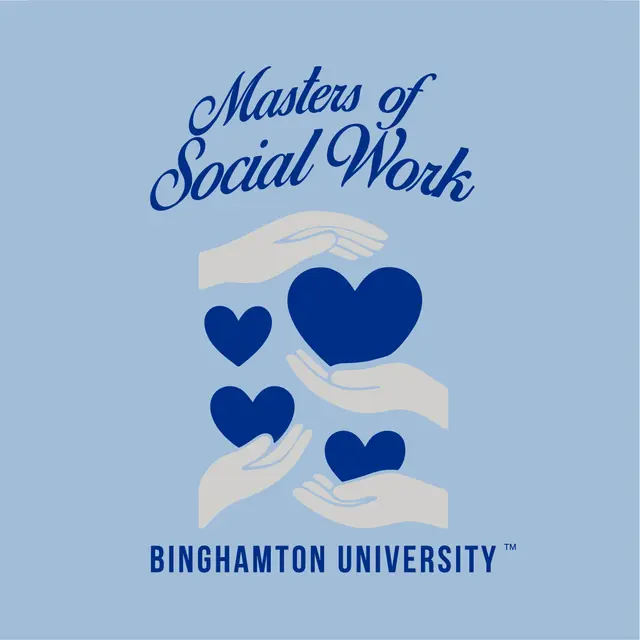 Binghamton University Heart and Hands Philanthropy Crewneck