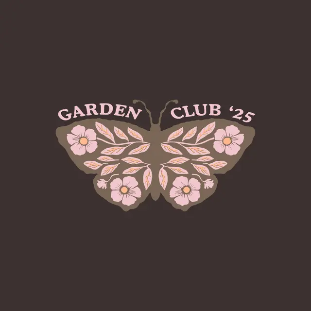 Garden Club Butterfly Floral PR Crewneck