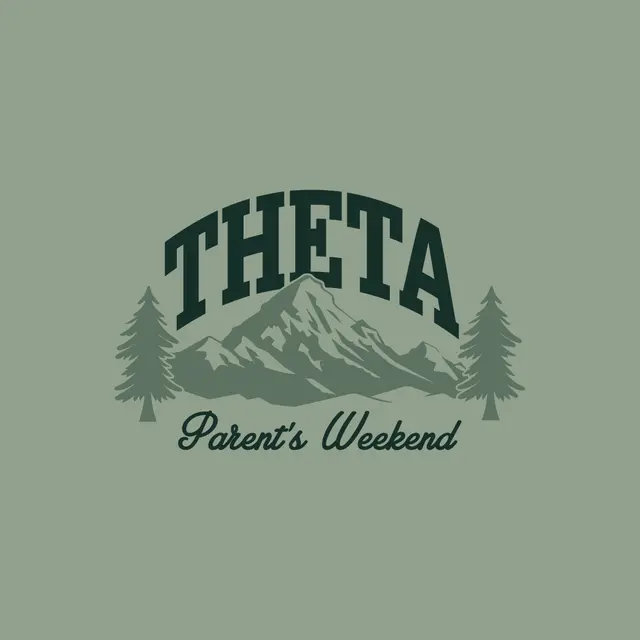 Kappa Alpha Theta Mountain Graphic Parent's Weekend Shirt