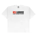 Club Lacrosse Stick with Bold Block Text PR Shirt 2