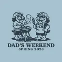 Phi Gamma Delta Playful Dog Illustrations Parents Weekend Crewneck