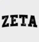 Zeta Block Lettering Star PR Tank