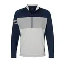 Adidas 3-Stripes Competition Quarter-Zip Pullover a492 Collegiate Navy- Grey Three Heather- Grey Two Front