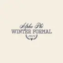 Alpha Phi Elegant Script Winter Formal Hoodie