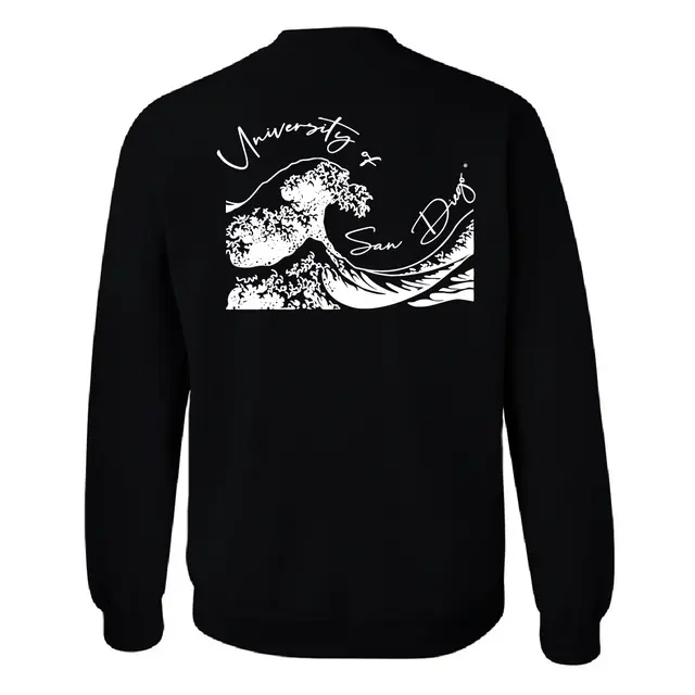University of San Diego Wave Art PR Crewneck 2