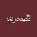 Chi Omega Script Font Heart Logo PR Hoodie