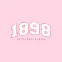 Zeta Tau Alpha Bold Number Text PR Hoodie