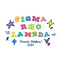 Sigma Rho Lambda Colorful Block Letter Parent's Weekend Shirt