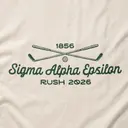 Sigma Alpha Epsilon Crossed Golf Clubs Rush Shirt