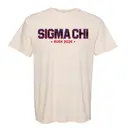 Sigma Chi Bold Plaid Text Rush Shirt 2