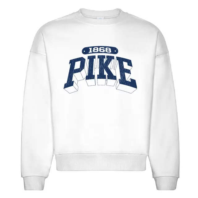 Pi Kappa Alpha Bold 3D Lettering PR Crewneck 2