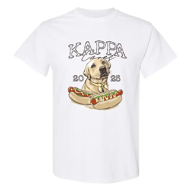 Kappa Kappa Gamma Dog and Hotdog Philanthropy Shirt 2
