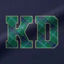 Kappa Delta Plaid Block Letters PR Sweater