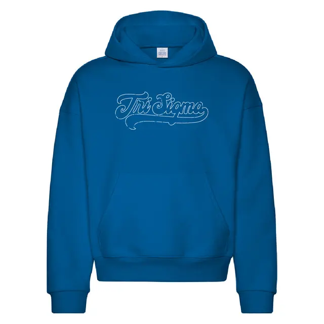 Sigma Sigma Sigma Script Text PR Hoodie 2