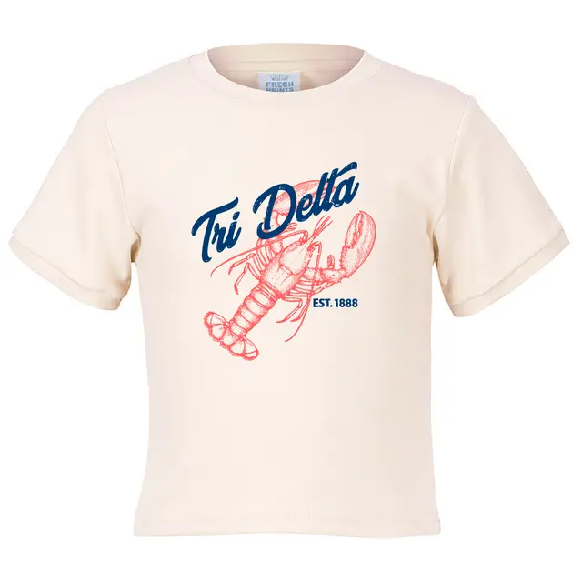 Delta Delta Delta Lobster Illustration PR Shirt 2