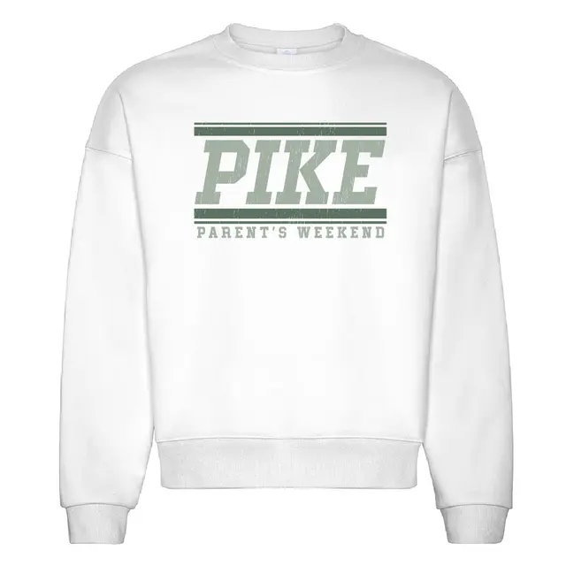 Pi Kappa Alpha Distressed Bold Text Parent's Weekend Crewneck 2