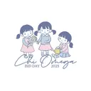 Chi Omega Cute Trio Illustration Bid Day Shirt