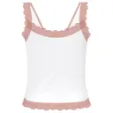 Customizable Fresh Prints Lace Cali Camisole Top fp61 White mto Back