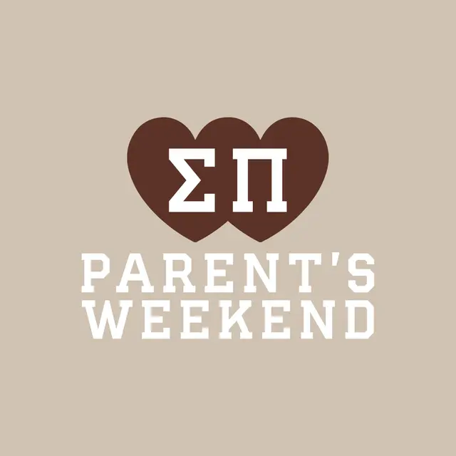 Sigma Pi Heart Letters Parent's Weekend Crewneck