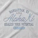 Alpha Xi Delta Script Lettering and Block Text PR Sweater